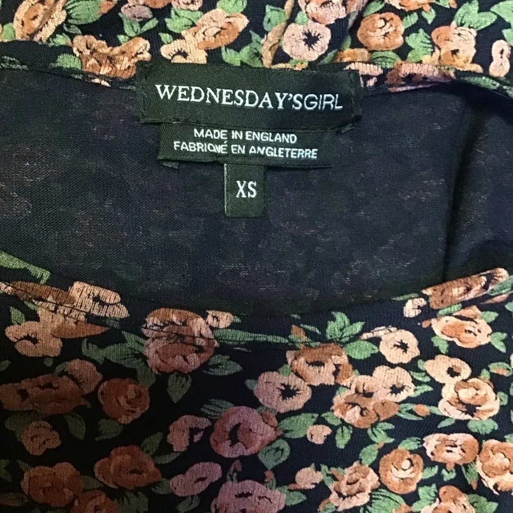 Floral peplum girly top Size XS - Image 2