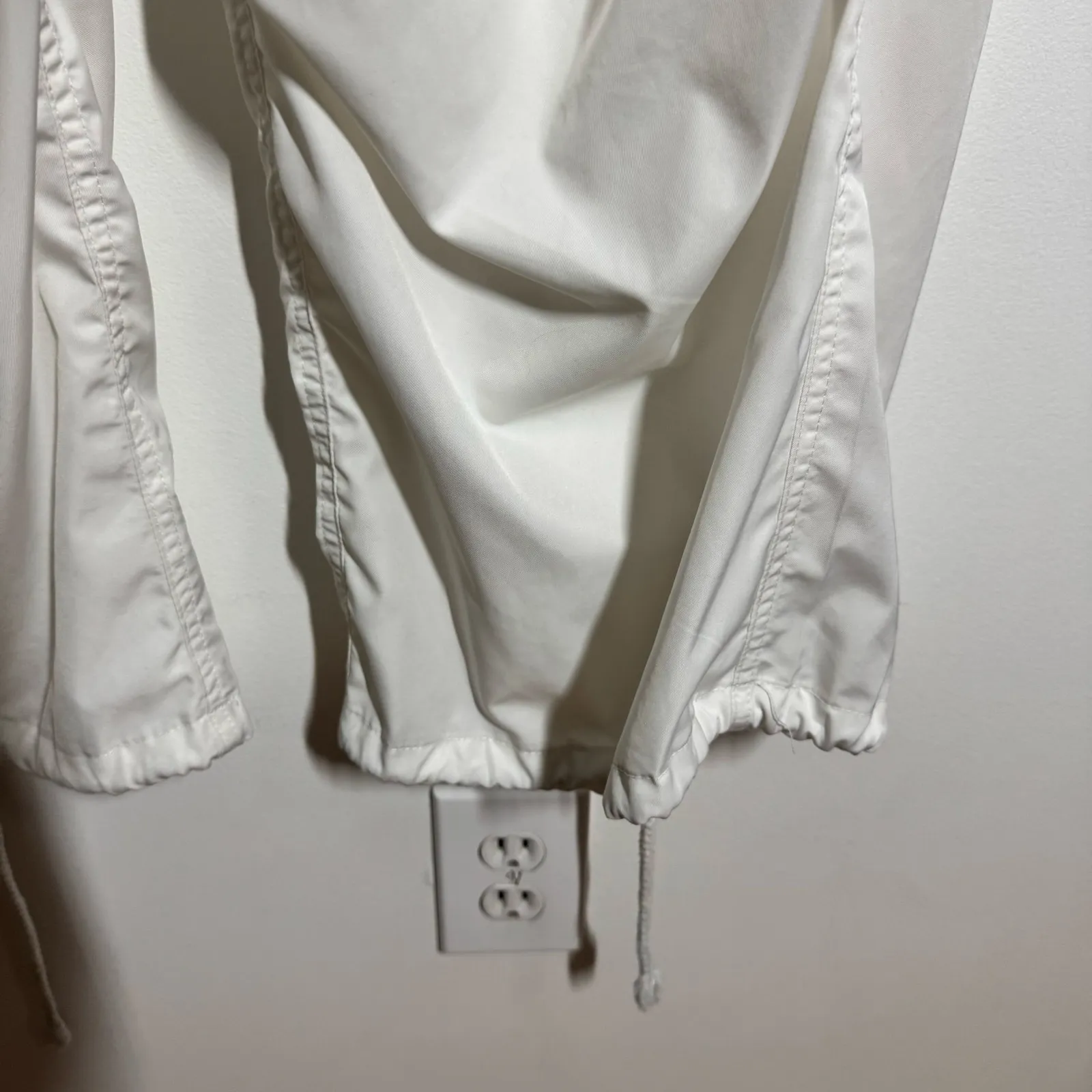 Edikted 90s TLC Nylon Baggy Oversized Jogger Pant Women XS/S White Streetwear - Image 9