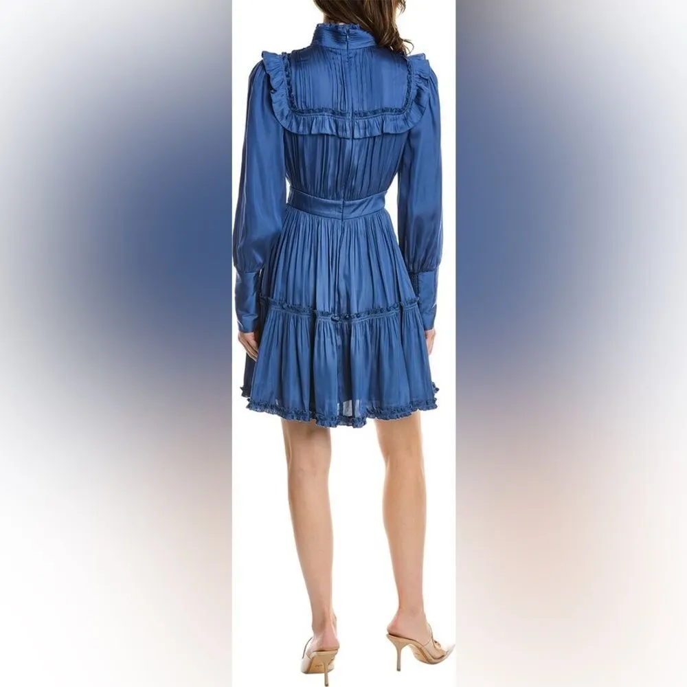 NWT Hunter Bell Ruffle Long Sleeve Mini Dress - Image 2
