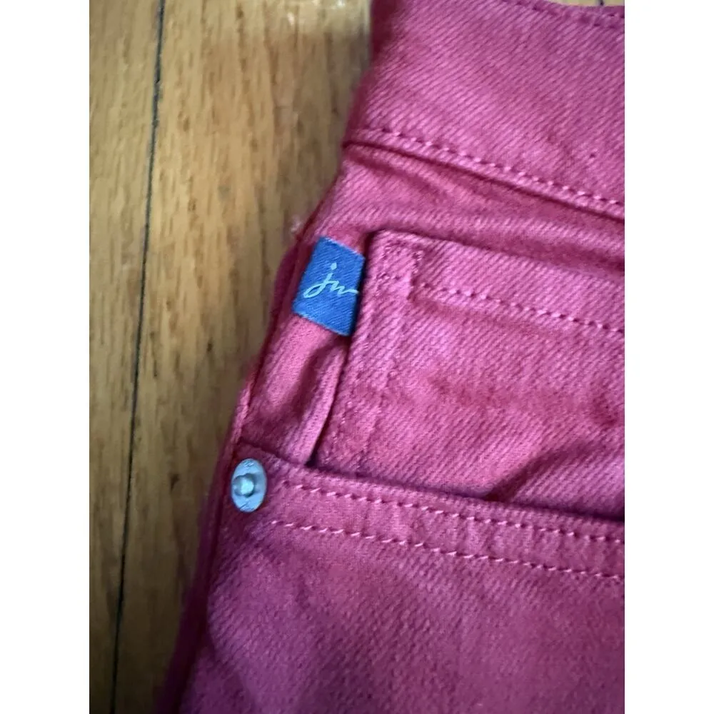 New Johnny Was Marseille Baby Boot Jeans JW1011CN8 Size 32 Cranberry - Image 6