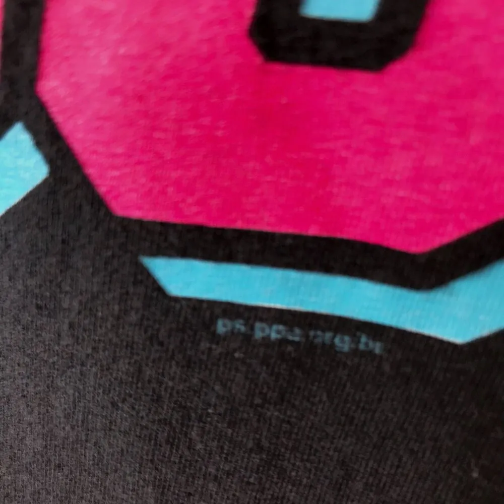 DARE 83 Graphic Tee S Black Neon Colors Retro Look Casual Adult Unisex Fit - Image 6