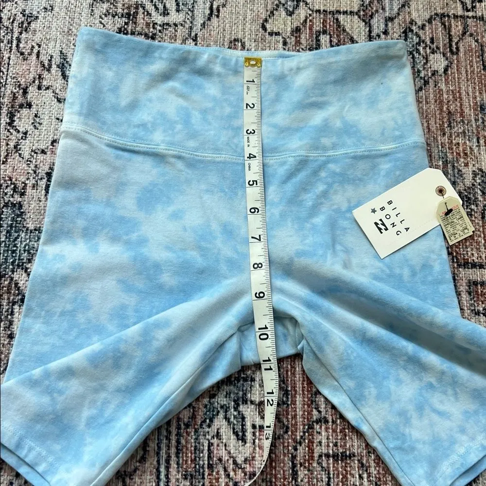Billabong Little Shores NWT Biker Babe Shorts Morning Sky Size Small - Image 8