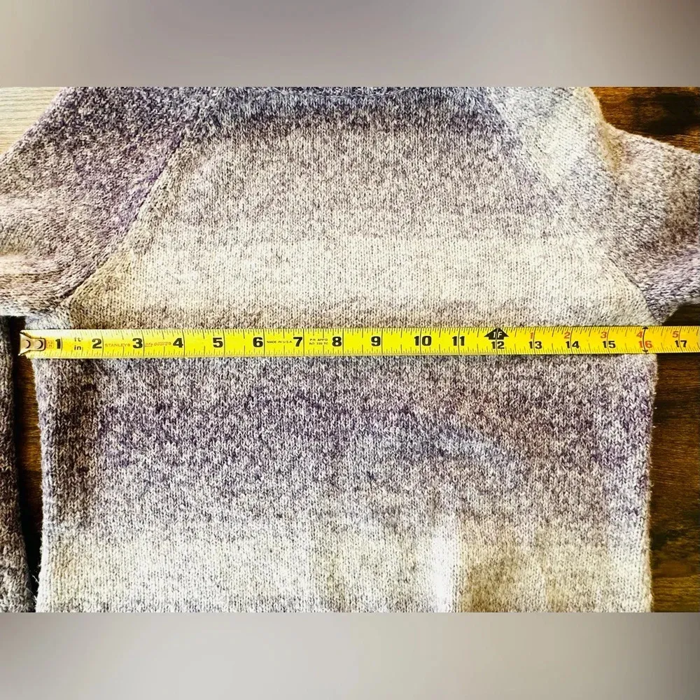 Columbia Turtleneck Sweater Purple Gradient - Size XS - Image 6