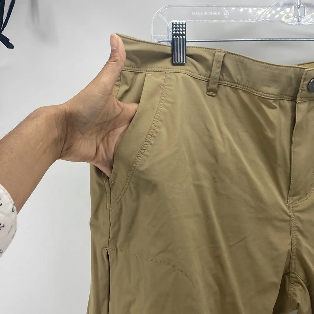 REI khaki bermuda shorts outdoor Gorpcore lightweight hiking camping Size 14 - Image 2