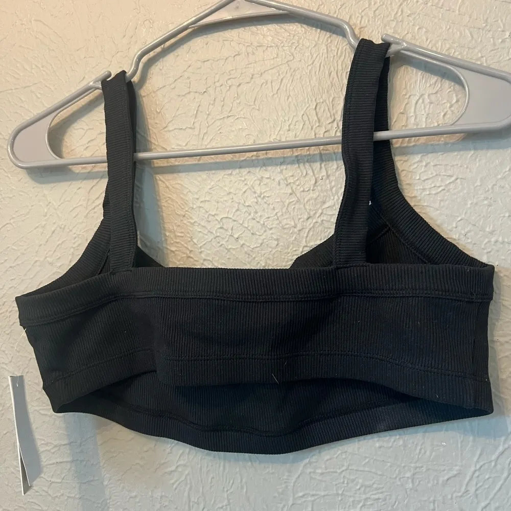 BP  Black Ribbed Sports Bra - Image 4