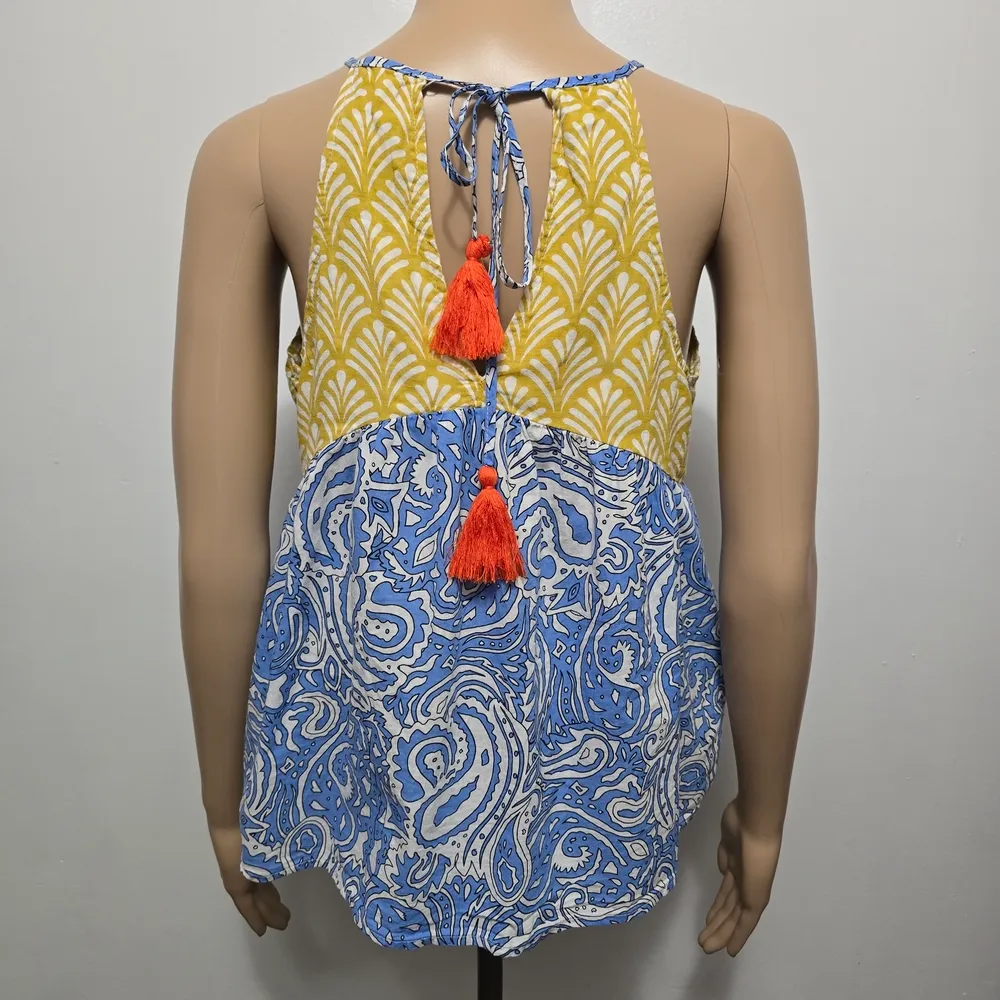 THML Embroidered Cotton Tank Top – Size Small - Image 5