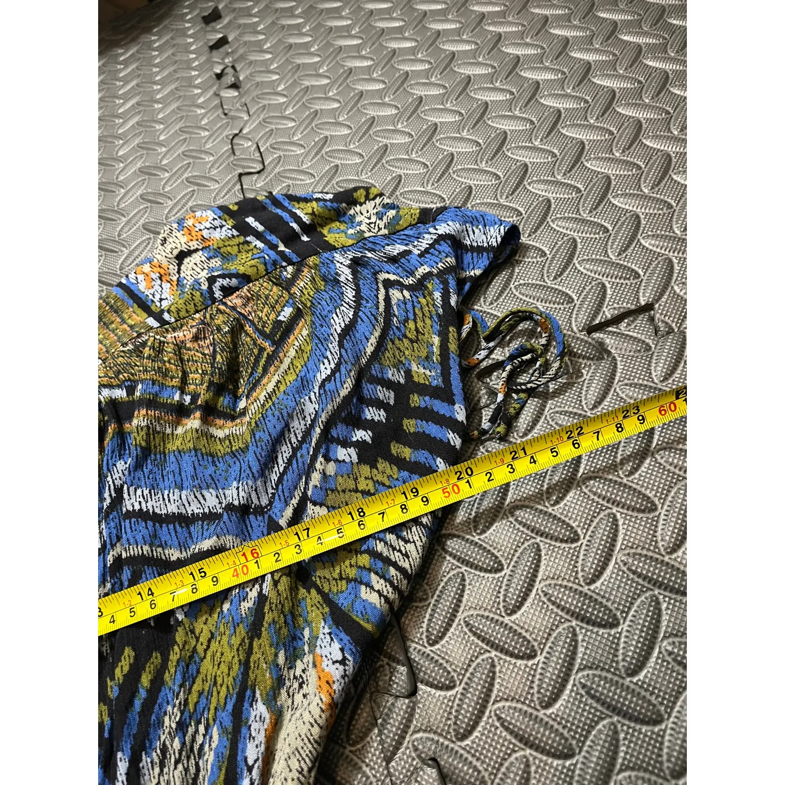 FREE PEOPLE‎ Dream All Night Romper in Mixed Print Womens Size XS Tribal Boho - Image 9