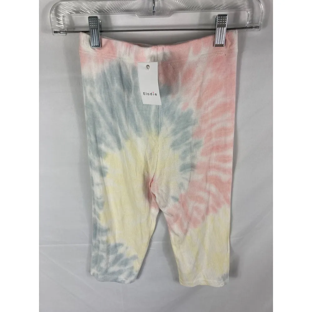 NWT Elodie Tie Dye Ribbed Bike Shorts Size XS - Image 3
