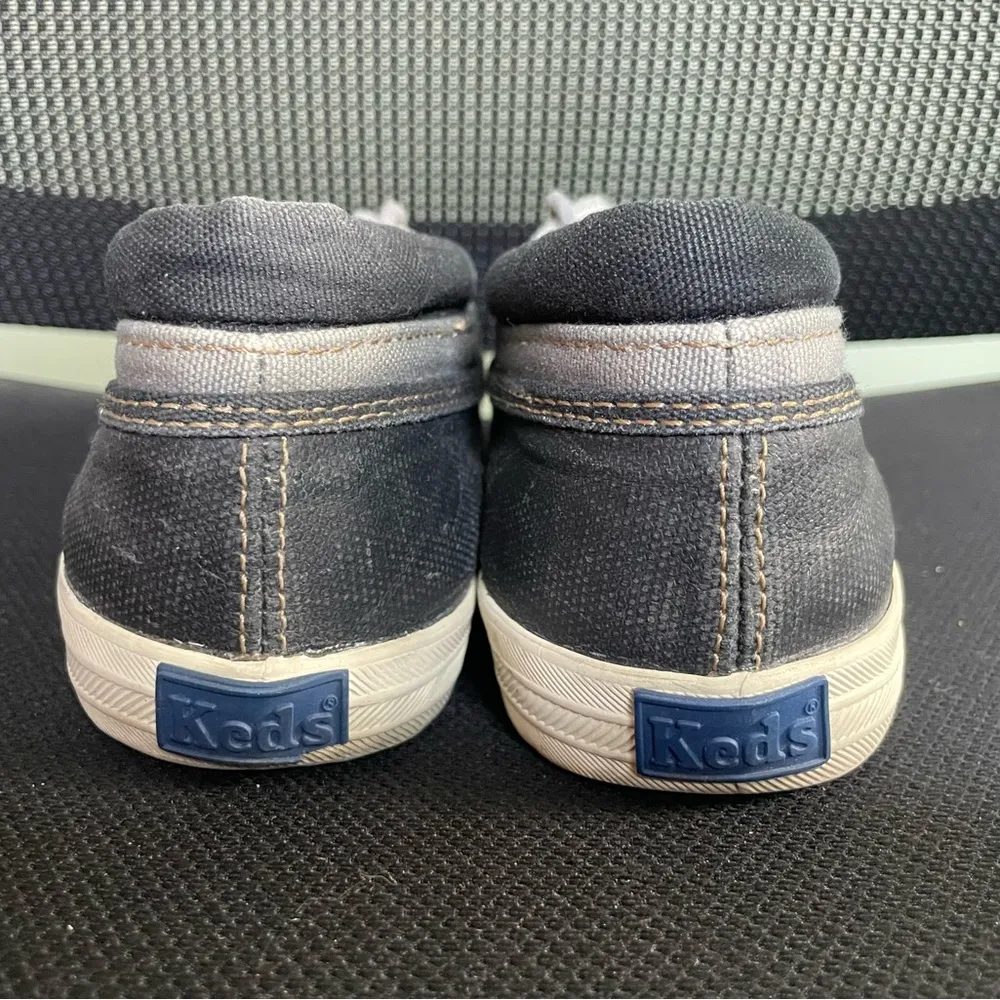 Keds Women’s Champ Duckie Lace-Up Grey Black Casual Shoes Sneakers SZ 8 - Image 6