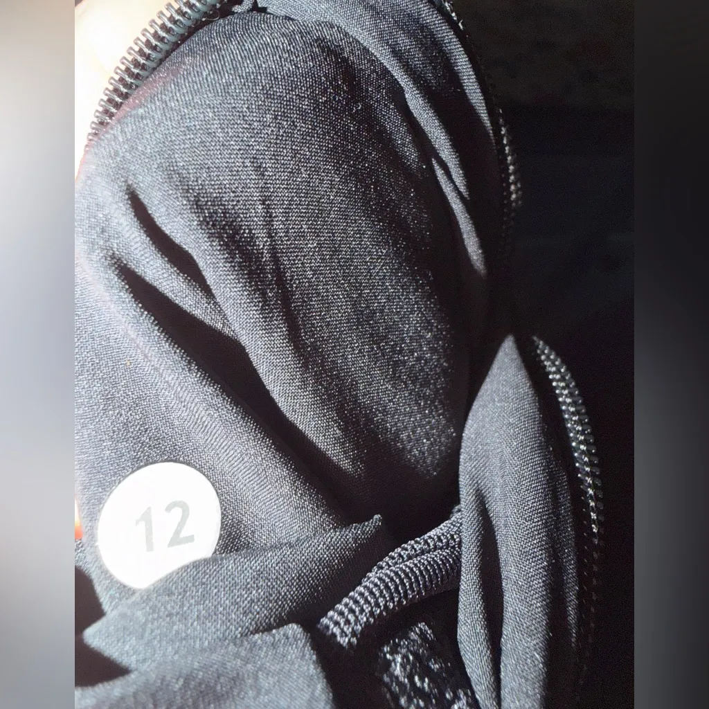 Lululemon &go Til Dawn
Dress Black  12 athletic workout yoga casual classic $168 - Image 10