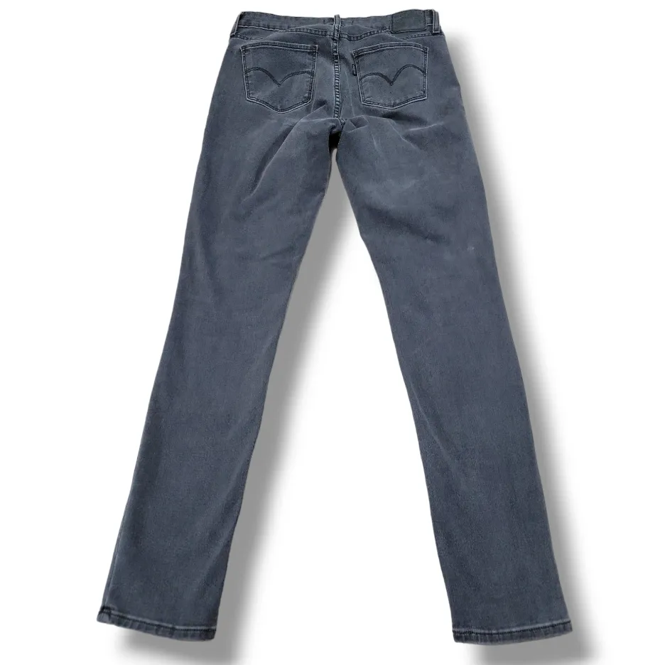 Levi's Jeans Size 28 W28"xL30" Levi's 711 Skinny Jeans Stretch Ankle Jeans Gray  - Image 3