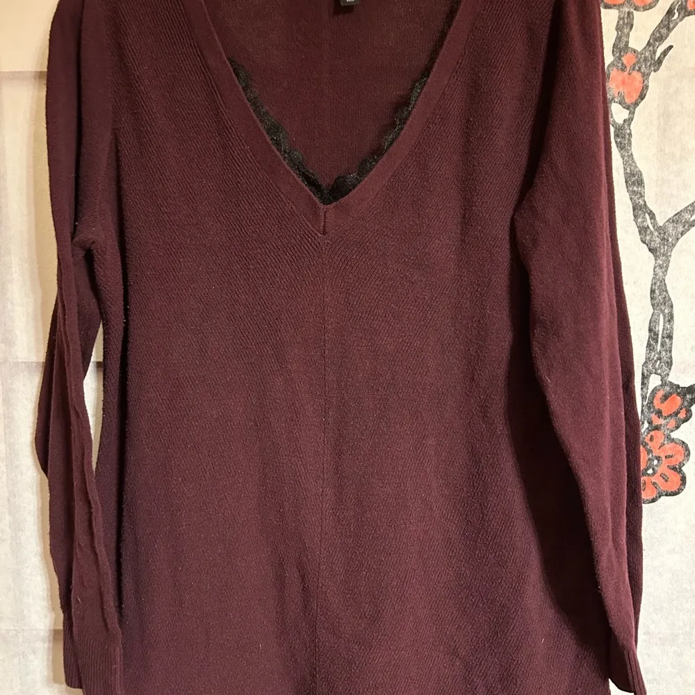 Cute Torrid Sweater with Decorative Lace Touches - Image 5