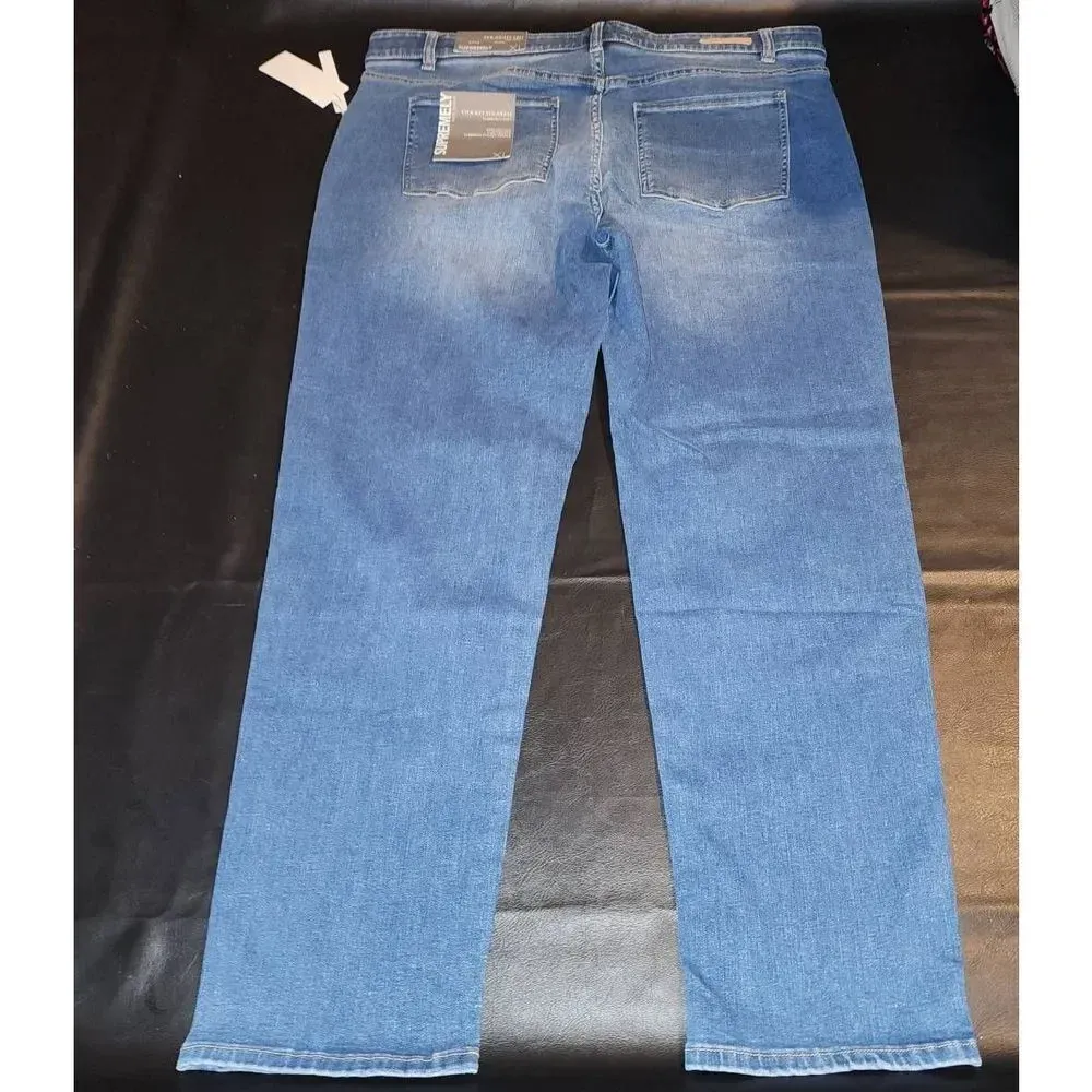 NWT Soft Surroundings Womens Straight Leg Full Length Jeans XL‎ - Image 2