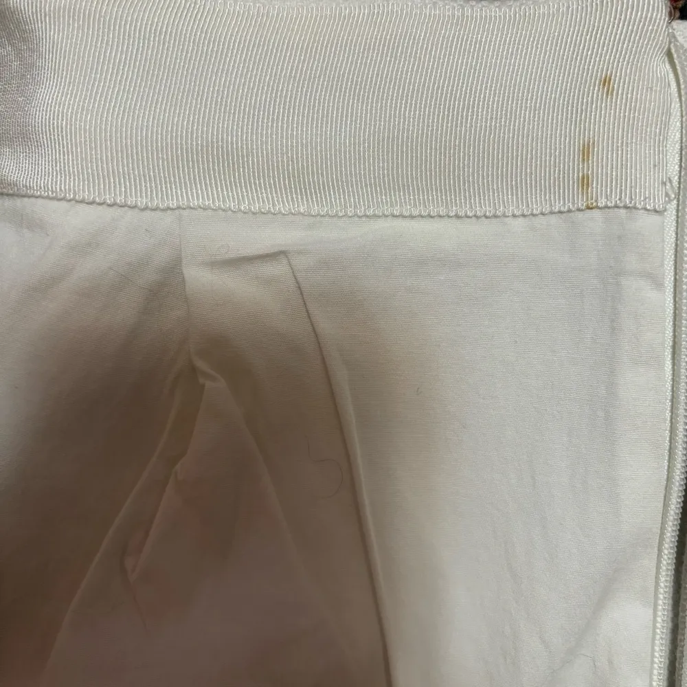 J.Crew White Lace and Cotton Mini Skirt | Size 00 | Floral Lace - Image 8