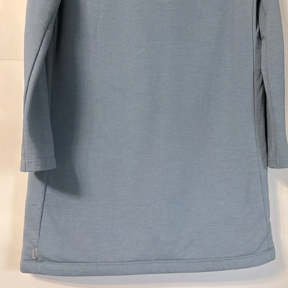 Women's  Faux Sherpa Lined Cabin Cardigan Blue/Cream EUC Size S - Image 8