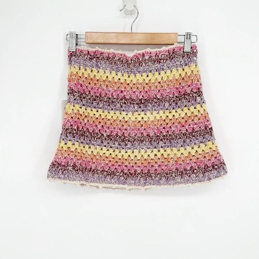 NEW Saylor Matching Set Ronnie Crochet Top and Mini Skirt Two Piece Women's XS - Image 7