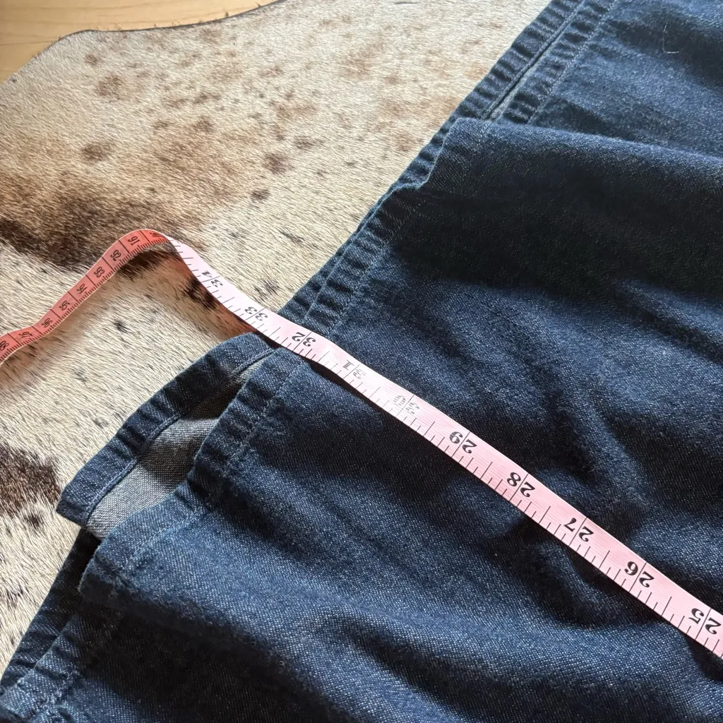 AG Denim Jean‎ Shift Dress Bell-Sleeve Cotton Size XS NWT - Image 9