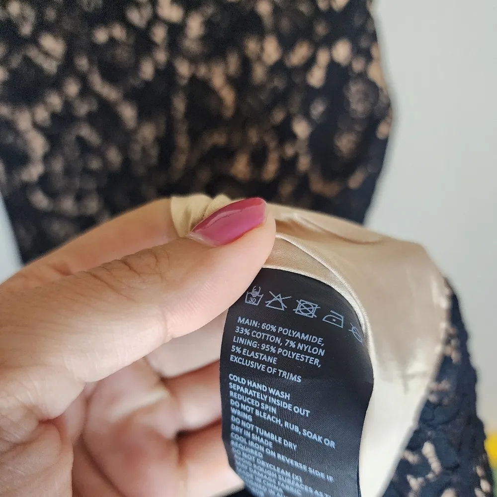 Bardot Lara Lace Body-Con Dress size S - Image 7