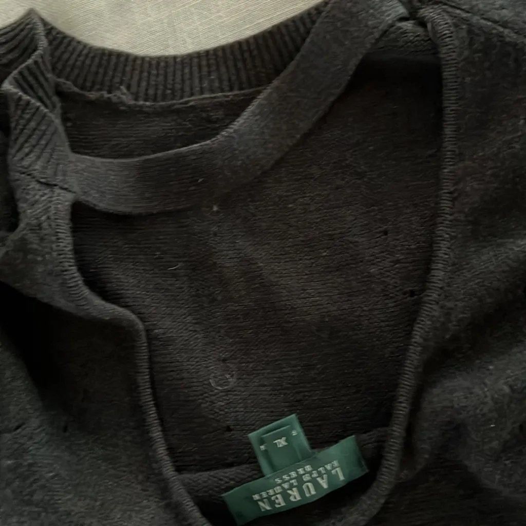 Lauren by Ralph Lauren gray sweater dress - Image 6