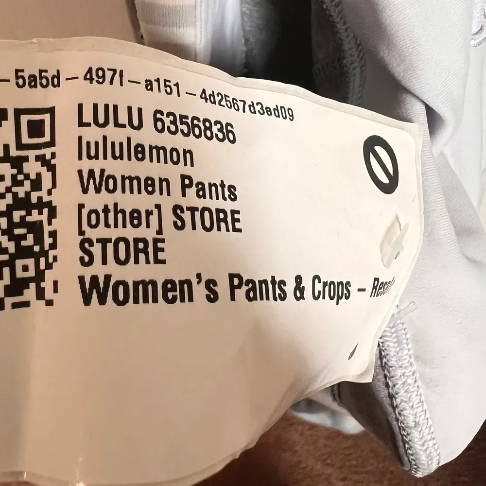 Lululemon Women Mid Rise Full Length Run Train Leggings Hip Pockets Size Gray 10 - Image 7