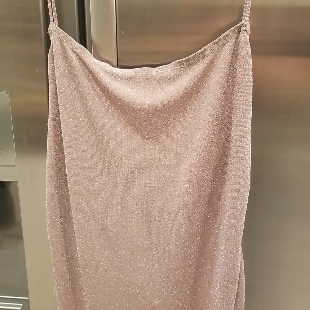 💕REFORMATION💕 Breslin Dress ~ Latte Sparkle XL NWT - Image 12