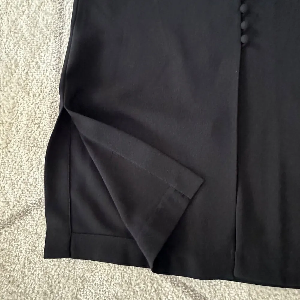 Liz Clairborne Shirt Dress Short Sleeve Side Split Skirt Set - Image 8