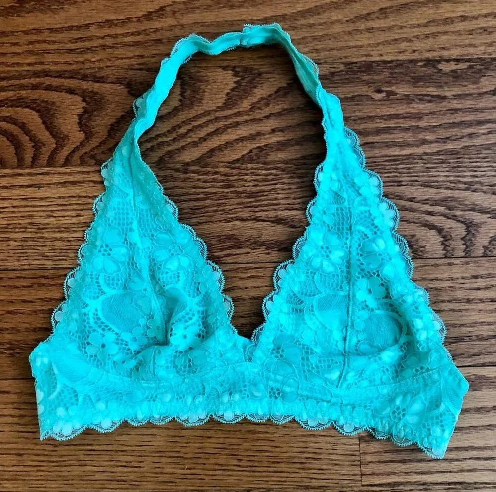 WISHLIST Lace Halter Bralette Mint Women's S NWT - Image 3