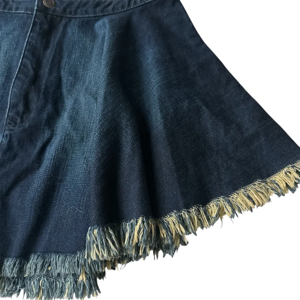 Free People Denim Mini Circle Skirt - Image 9