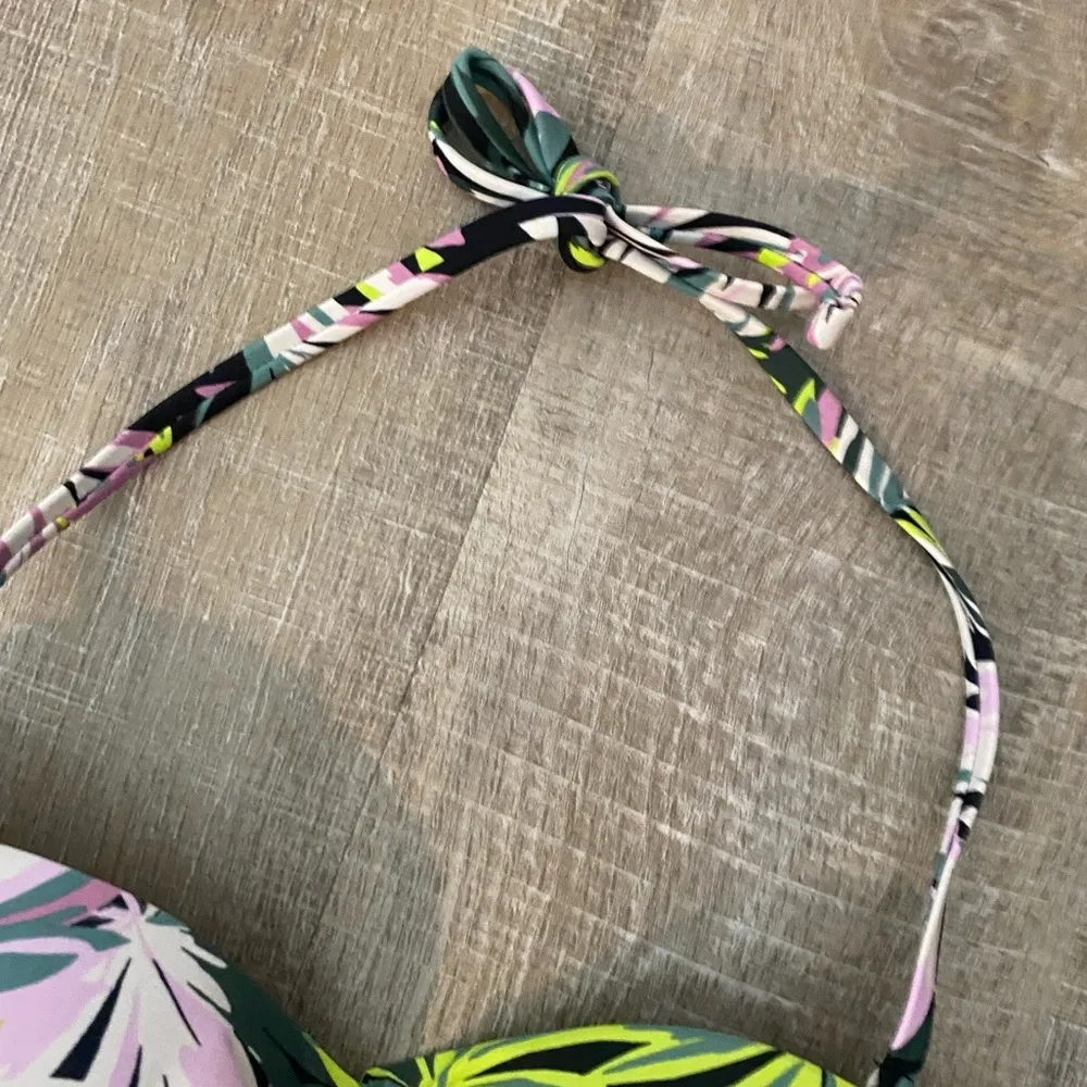 KONA SOL Flyaway Bandeau Tankini Top Womens Small Floral Tropical Print Swimwear - Image 6