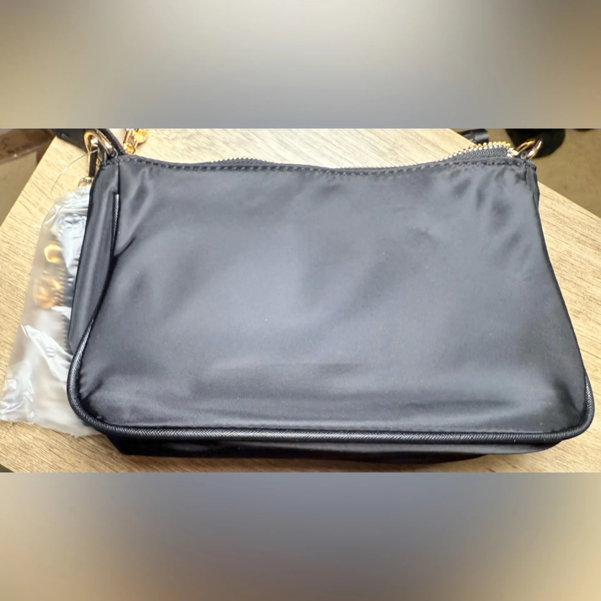 Valentino Orlando Black and Gold Crossbody Bag - Image 6