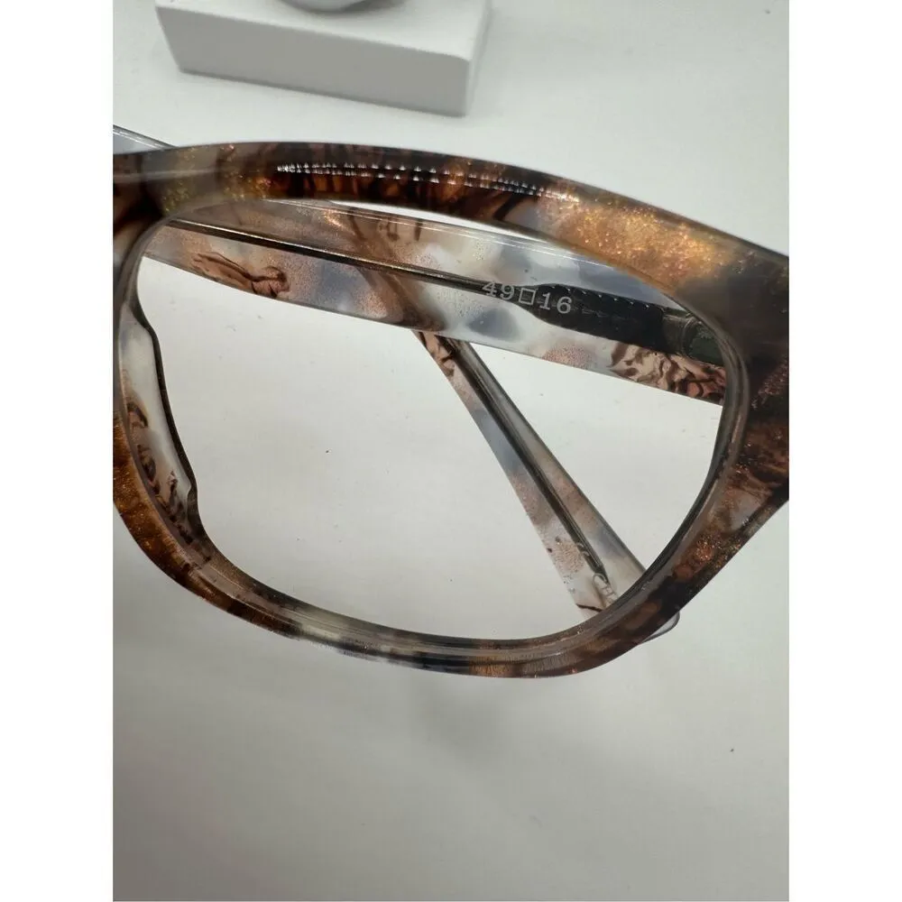 eyebobs Fizz Ed eyeglass frames metallic brown rose gold new without case - Image 4