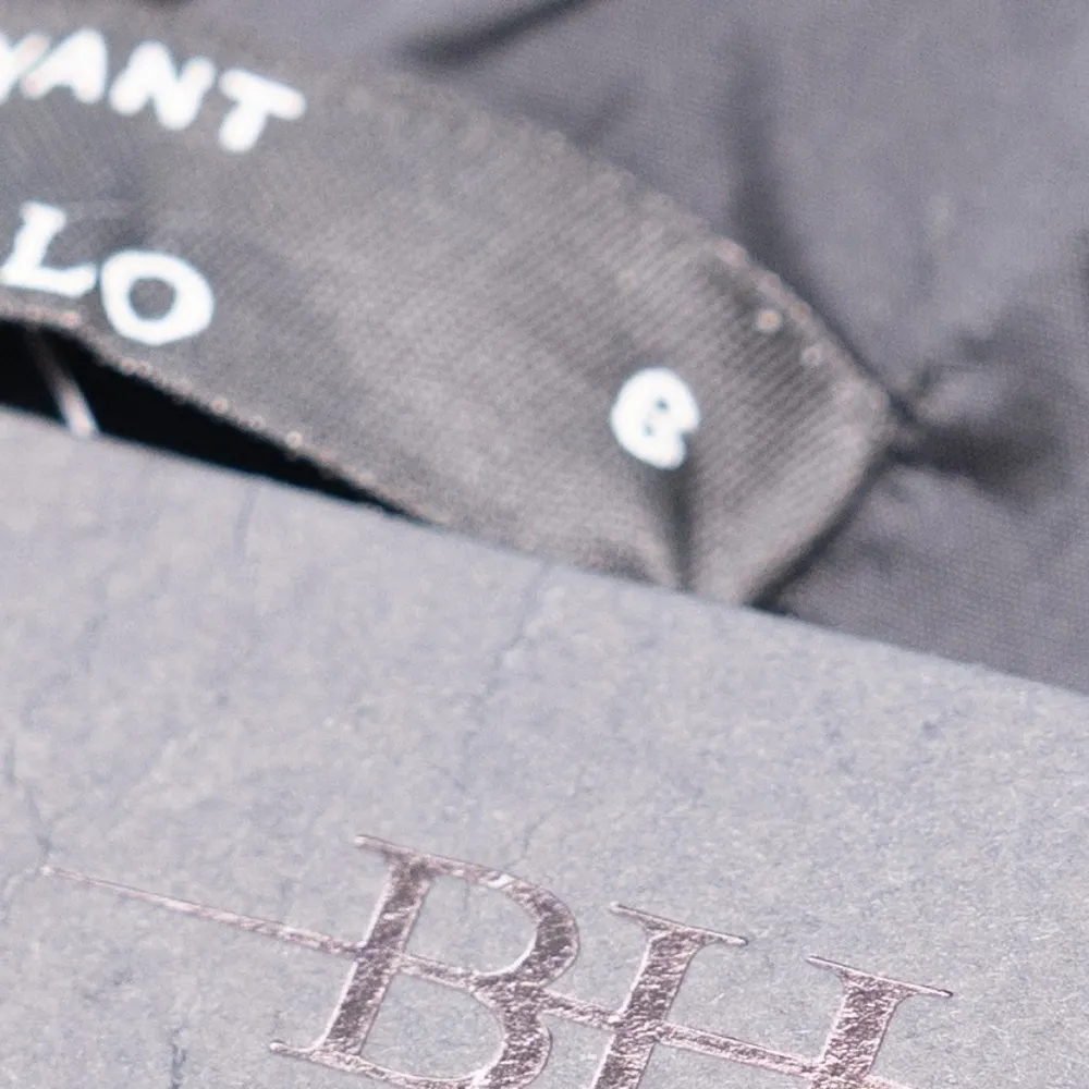 Black Halo. Bronze Crushed Velvet Fluted Cocktail Dress. - Image 9