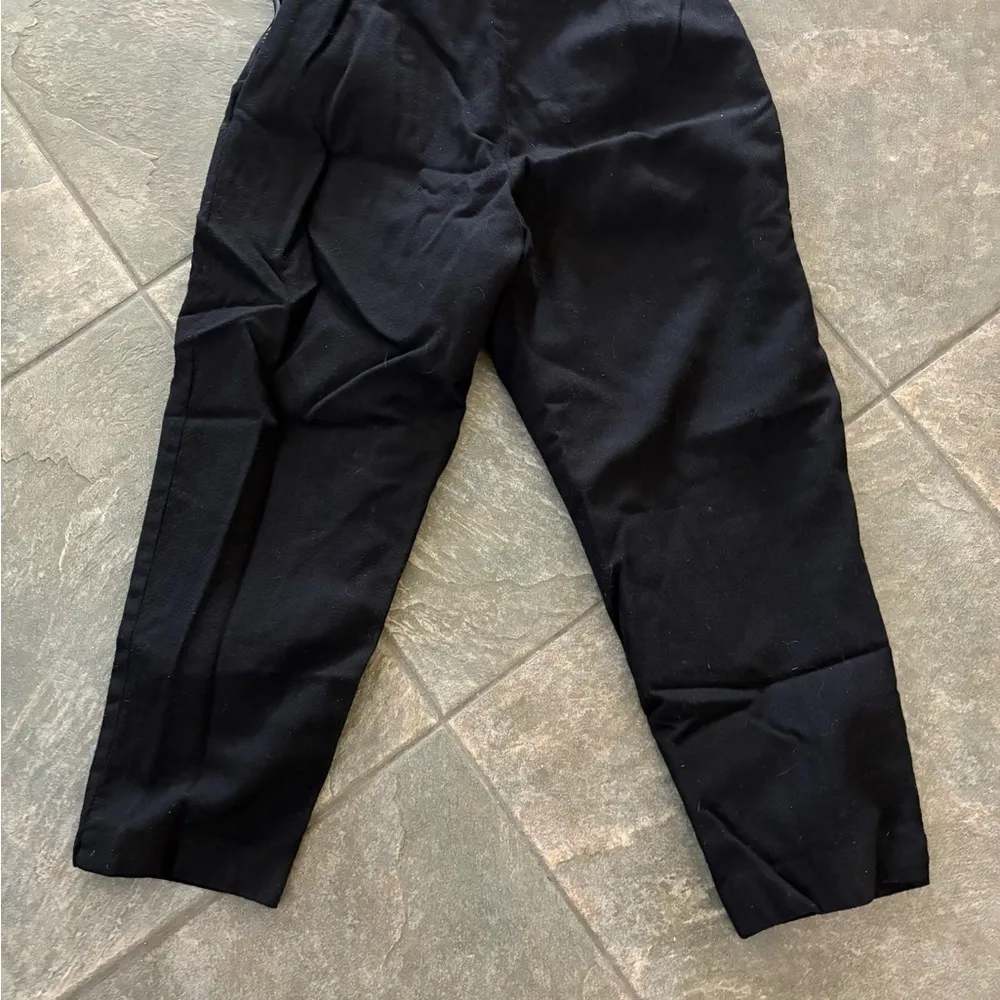 Women’s Pendleton Black 100% Virgin Wool Pleated Lined Dress Pants Size … - Image 8