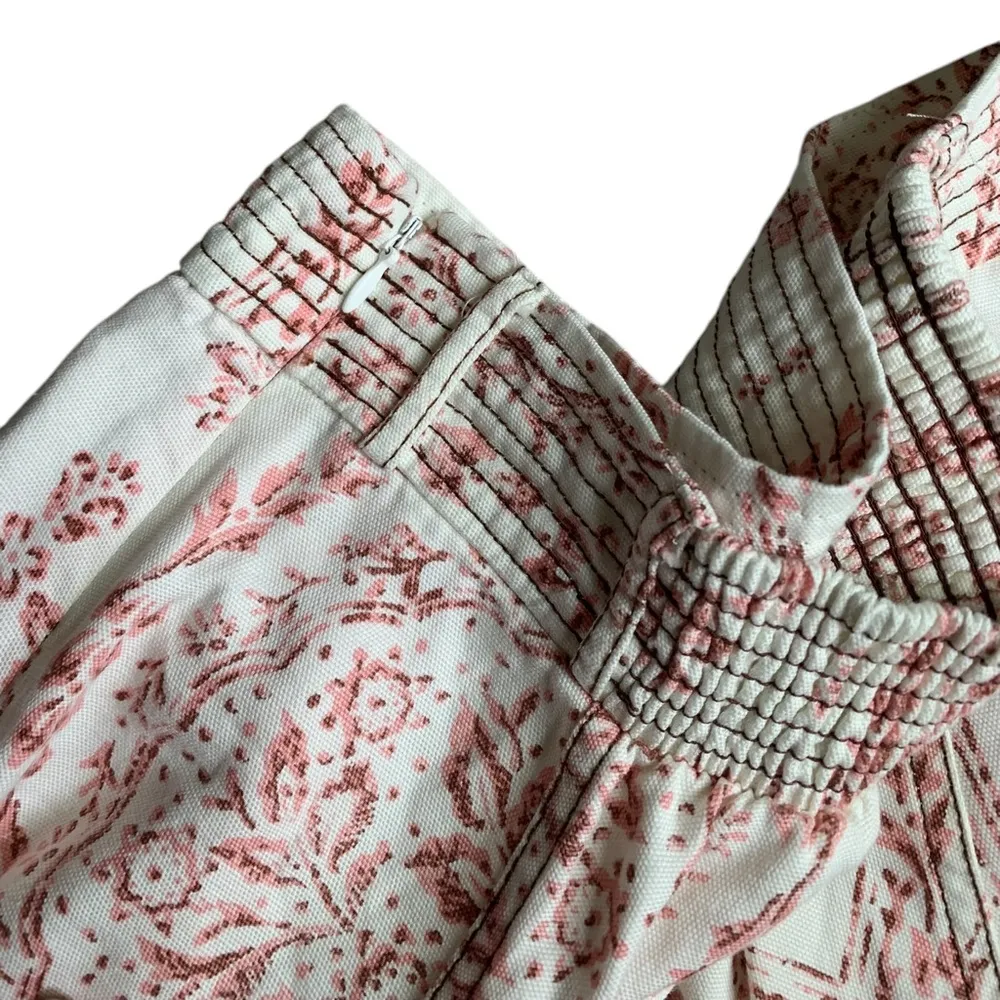 Anthropologie Pilcro asymmetrical handkerchief hem midi skirt size M - Image 9