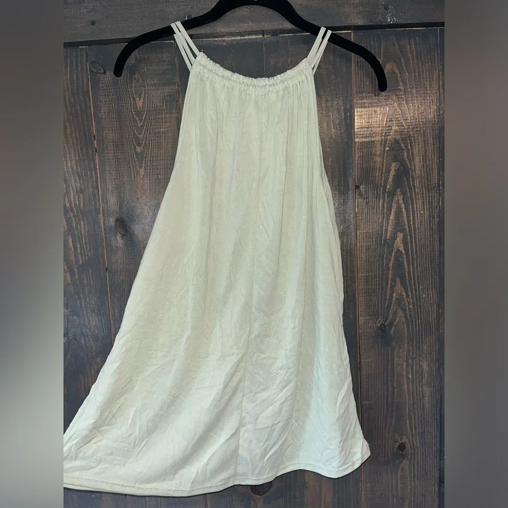 Green Envelope Sage Green Sleeveless Summer Dress‎ with Strappy Details A70 Size M - Image 4