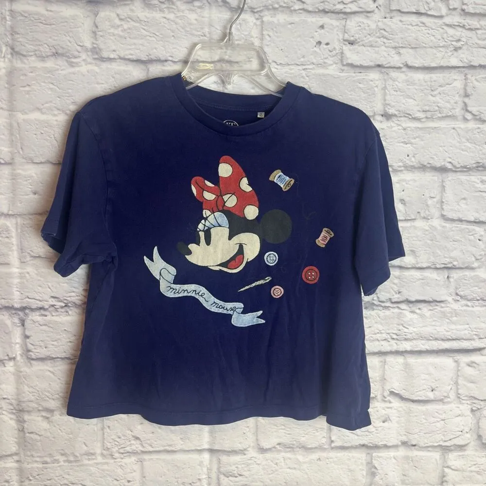 Disney Uniqlo Minnie Mouse Loves Dots Graphic Short Sleeve T-shirt Size Small - Image 8