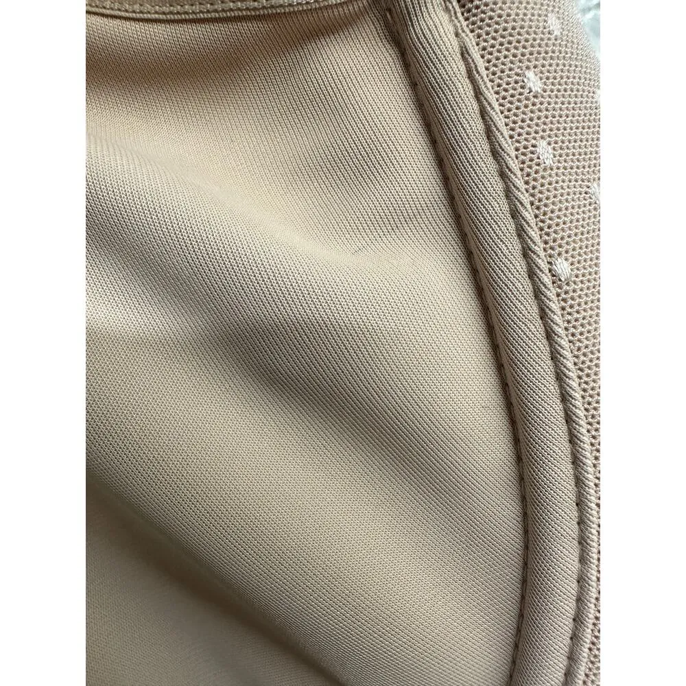 Wacoal Underwire Unpadded Bra Women 40DD Nude Beige Low Profile Minimizer - Image 8