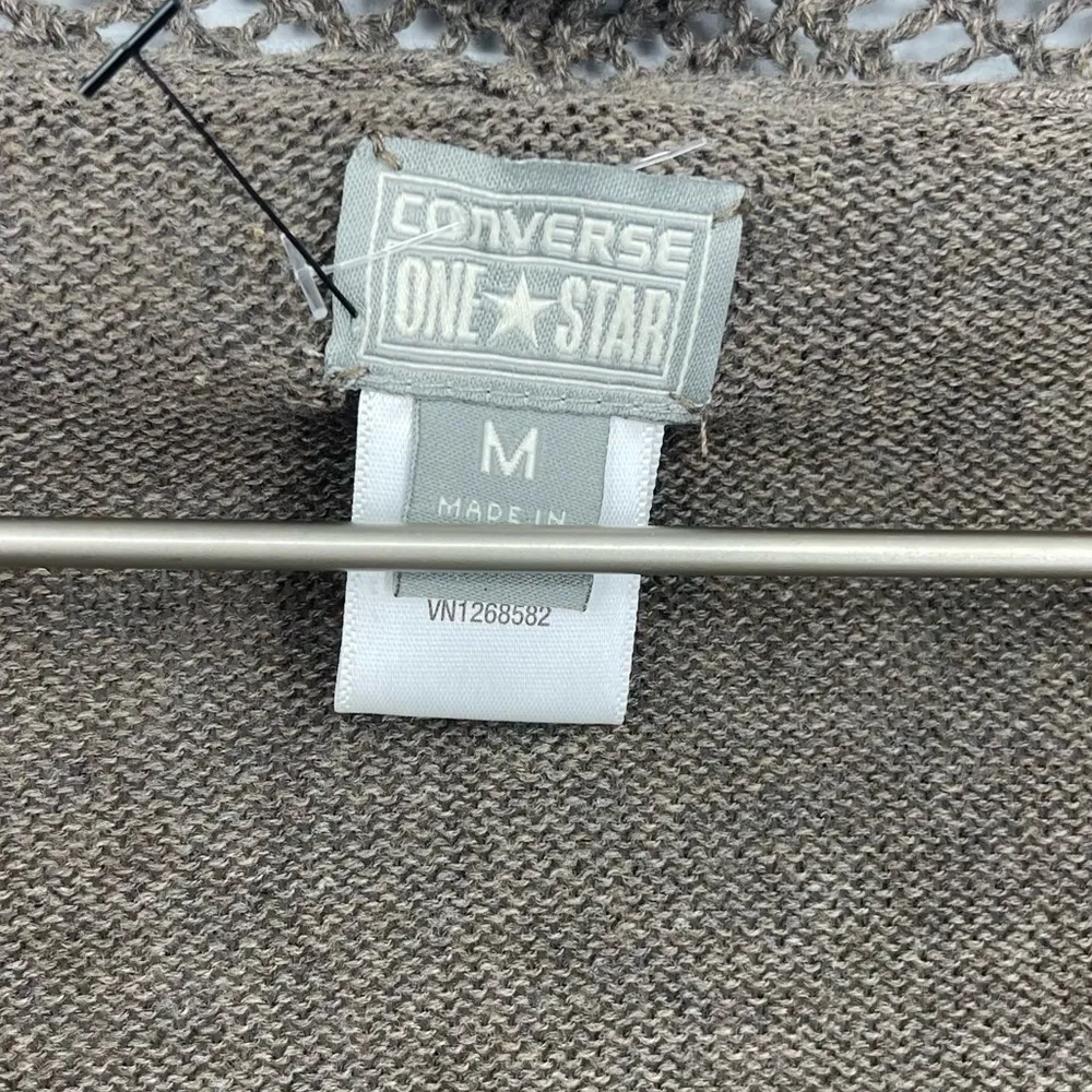 Converse Cropped Cardigan SZ M - Image 7