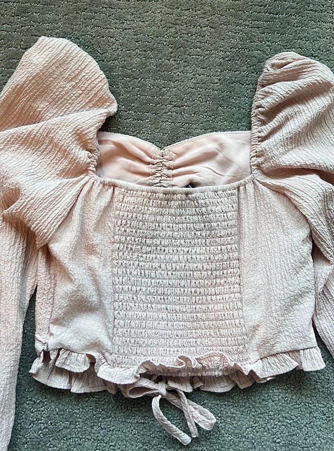 Ruched Long Sleeve Top - Image 2