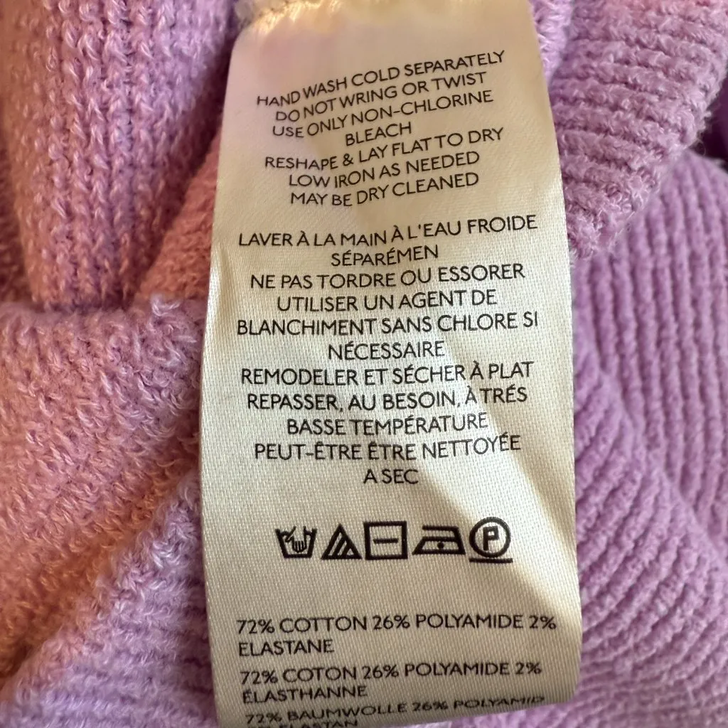 Free People Ottoman Slouchy Tunic Knit Sweater Women's Small Glowing Grape NWT - Image 14