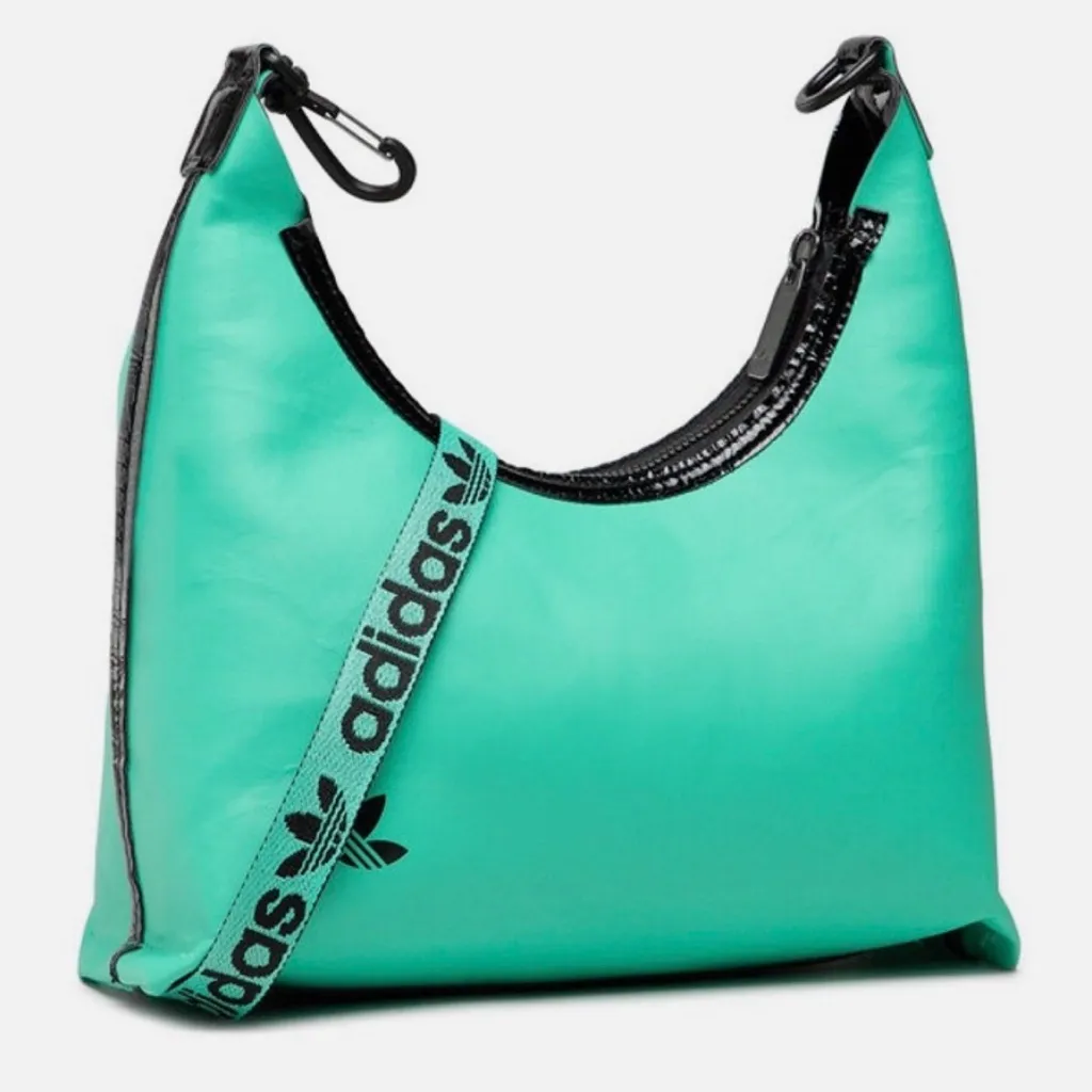 NWT adidas Reversible Mini Airliner Bag Mint Green Teal Hobo Shoulder Bag - Image 2