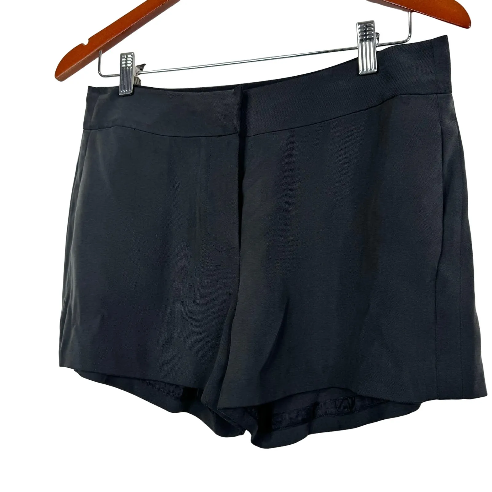 Paige 100% Silk Black Resort Wear Casual Shorts Size‎ 4 NWT $228 - Image 2