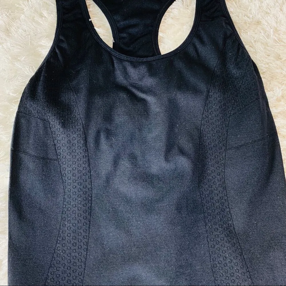 Black Microfiber Tank Shelf Bra Small Medium - Image 5