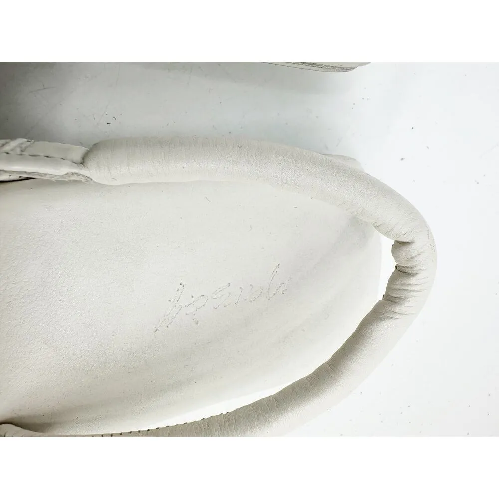 Marsèll Tavola Sandal in White Leather 38.5 Size 7.5 - Image 4