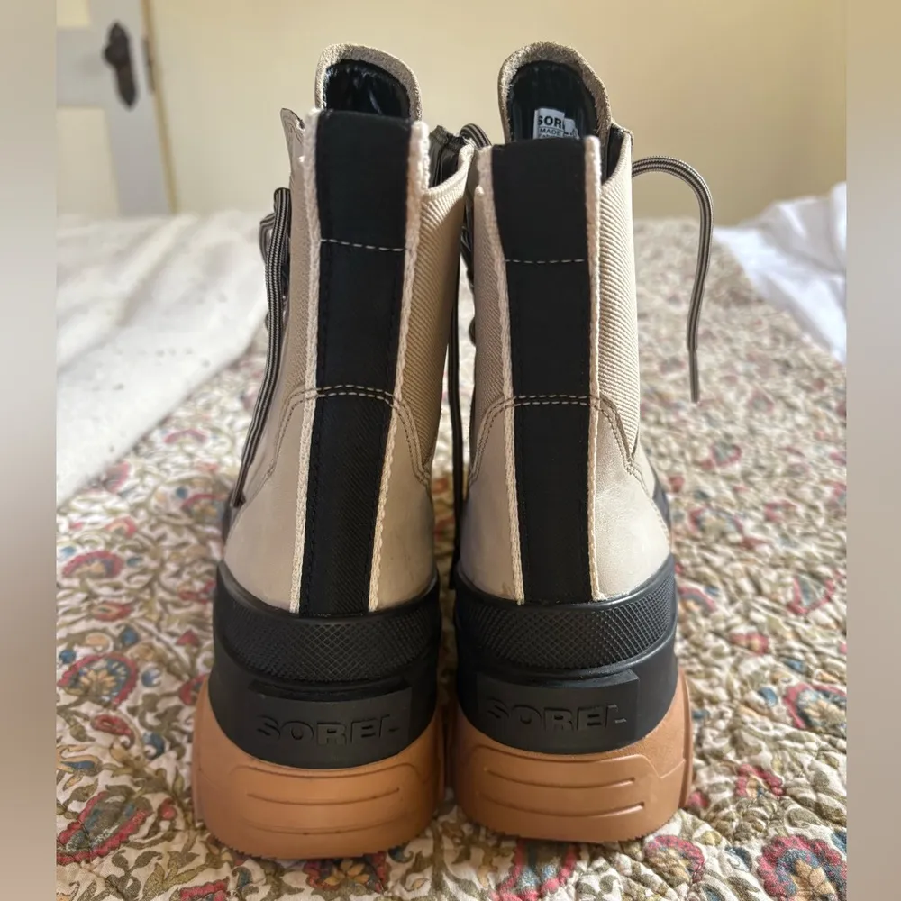 Sorel Brex™ Leather Waterproof Boot - Sandy Tan - Image 7