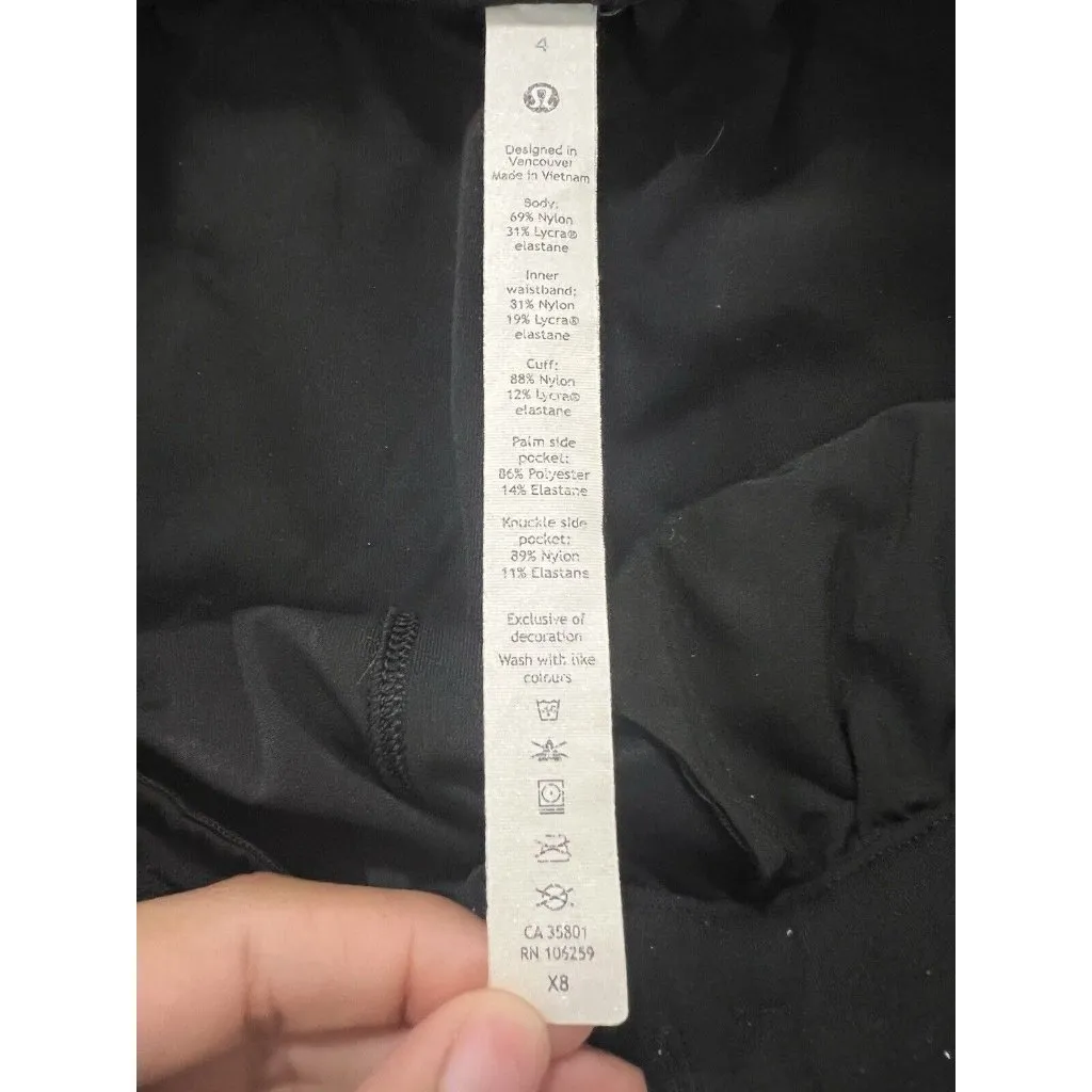 Lululemon Keep Moving Jogger Size 4 Black Stretch Lounge Travel Preppy athletic - Image 7