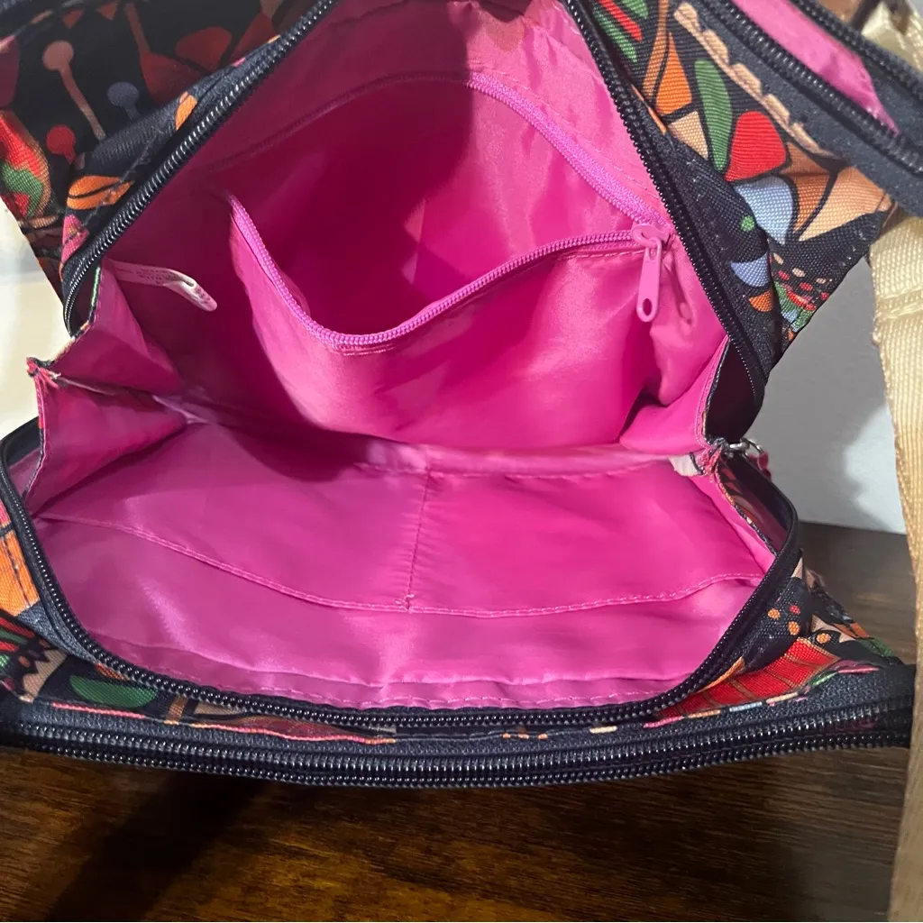 Lily Bloom hobo crossbody bag in the "Karma Bloom" or "Turtle Power" pattern - Image 8