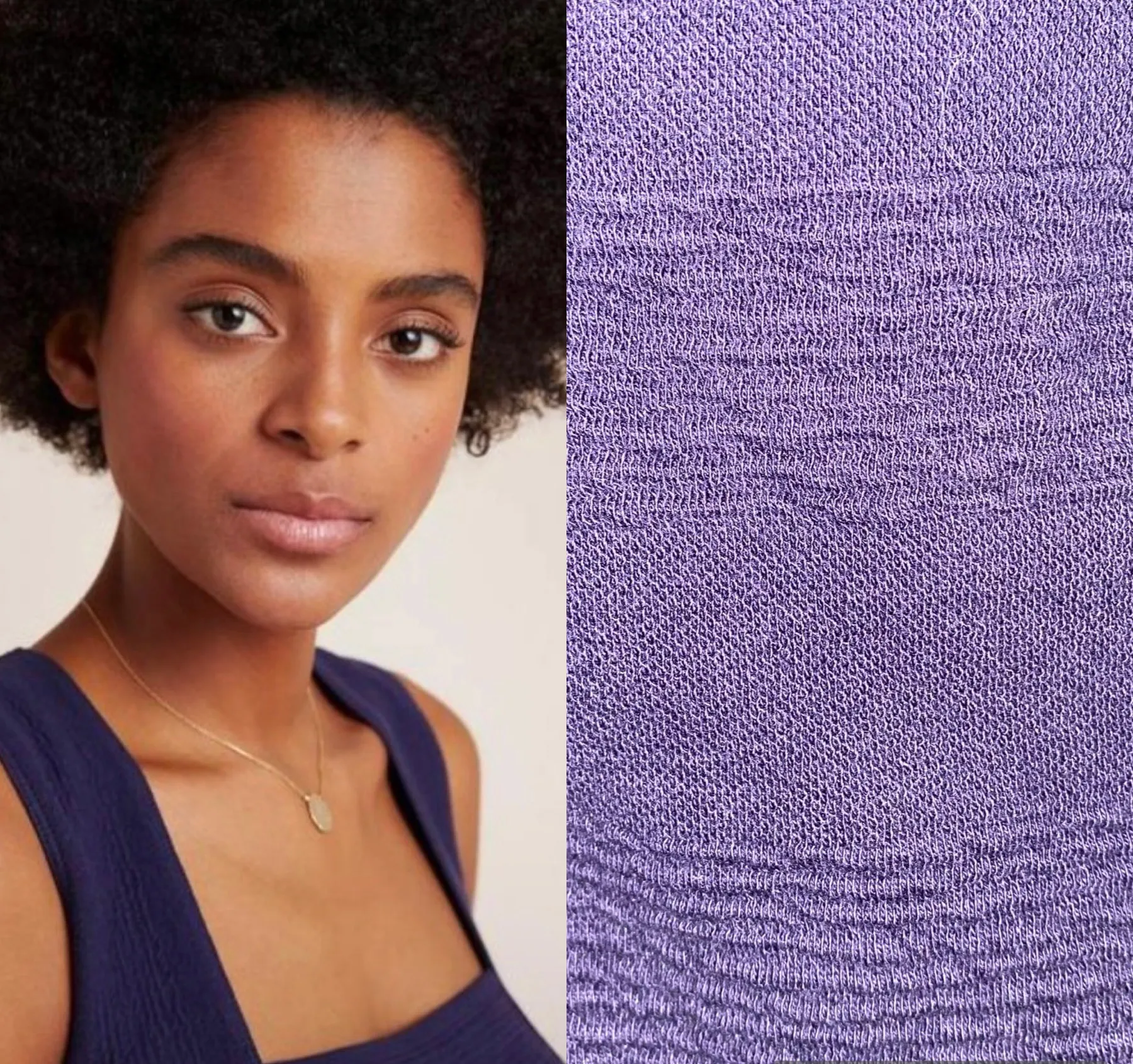 NWT $68  Maeve Navy Stephie Cross Back Top MP - Image 12