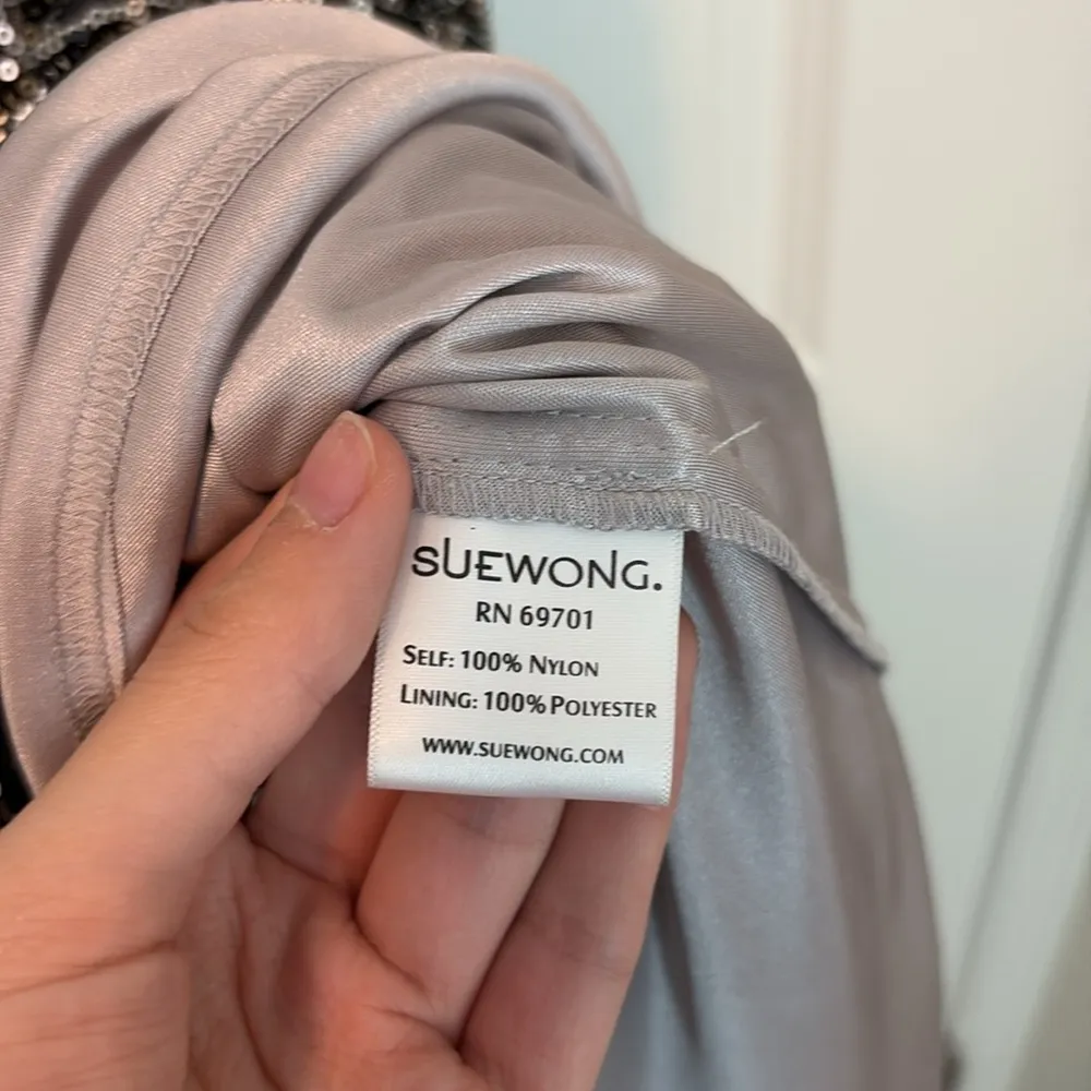 Sue Wong Nocturne Beaded Embroidered Cocktail Dress  Sz. 10 - Image 4