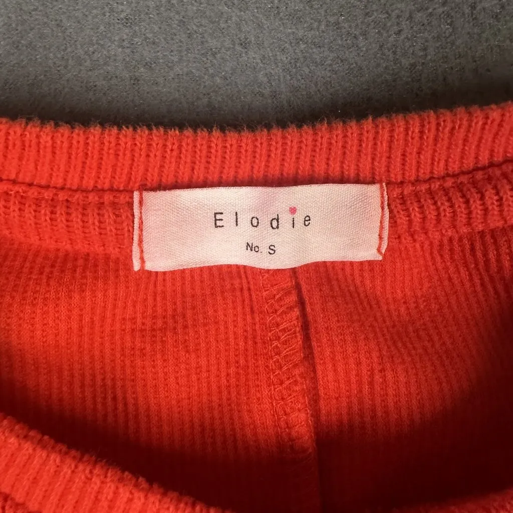 Elodie Sweater Womens Small Long Sleeve Crewneck Pullover Rib Knit Casual Top - Image 5